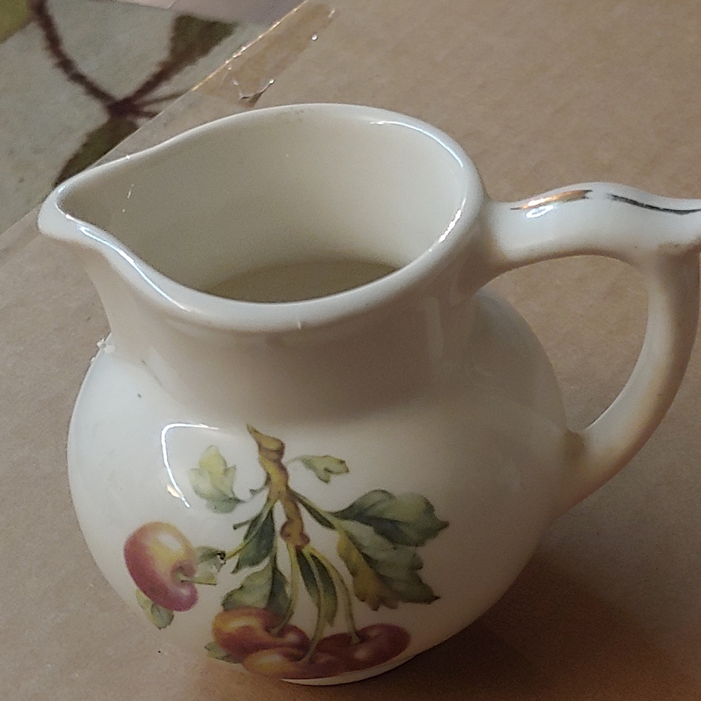 Vintage hand-painted pitcher